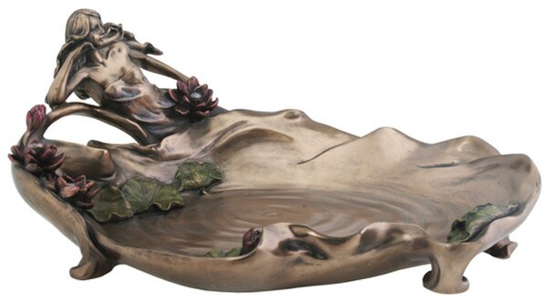 Josephine Tray Art Nouveau Sculptural Artwork Dish Plate